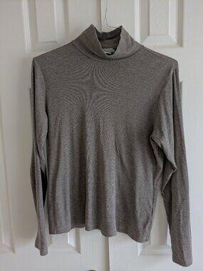 Taupe Knit Sweater like H & M Turtleneck size XL